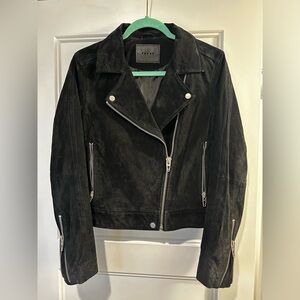 Blank NYC Black Suede Moto Jacket